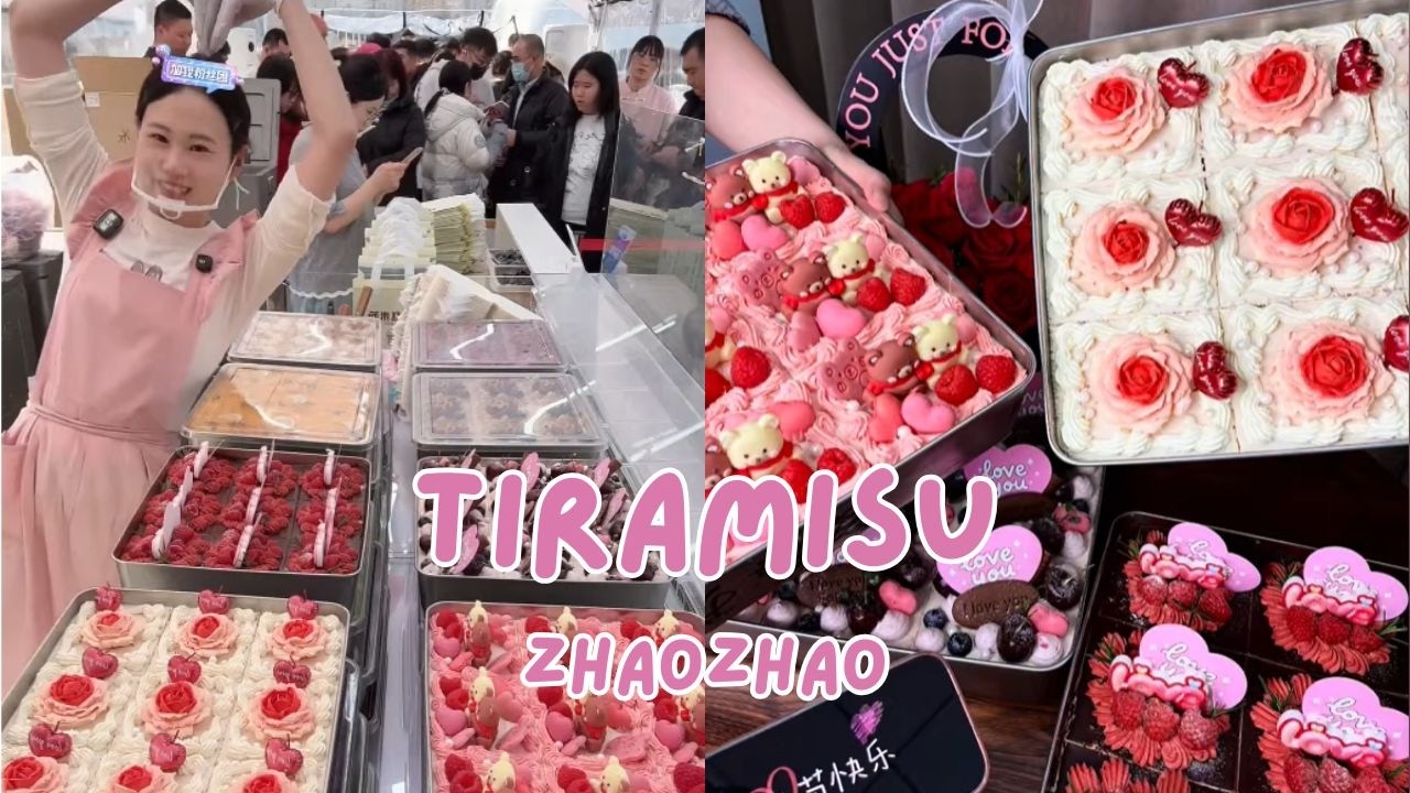 🔴Live🔴How long did Zhao Zhao need to sell out 110 trays of tiramisu?02142026 Happy Valentine’s Day❤️