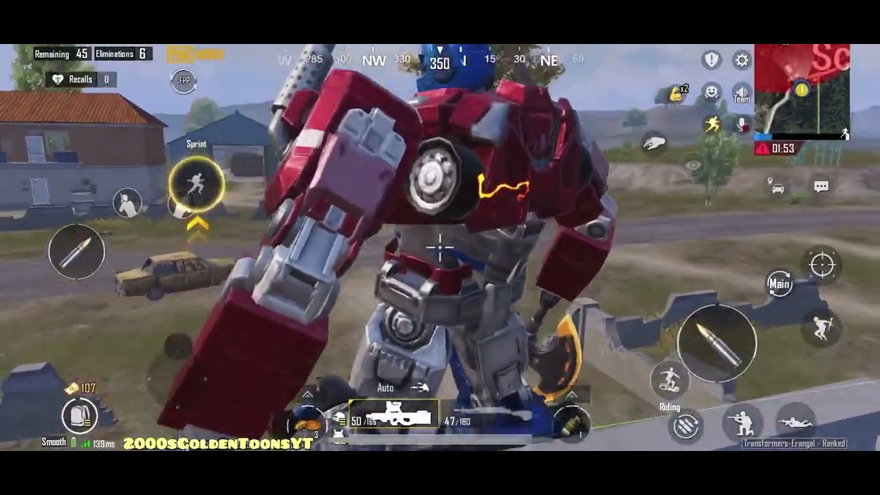   Fun with Unstoppable OptimusPrime🛞🔥 PUBG Mobile Full Gameplay (C9S25) 