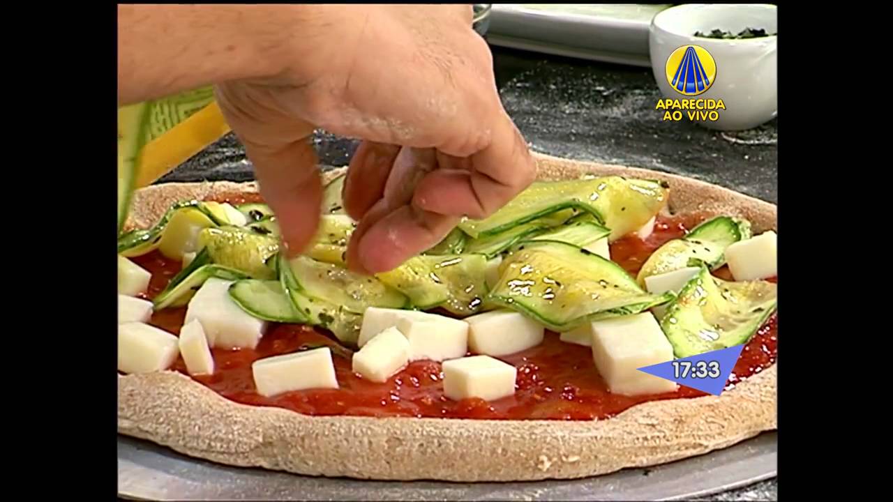 Santa Receita   Pizza de Abobrinha