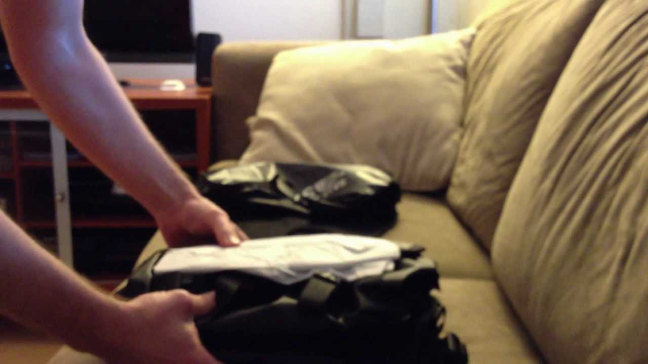 North Face Base Camp Duffel - how did the folded bag fit in that mesh pocket it came in?