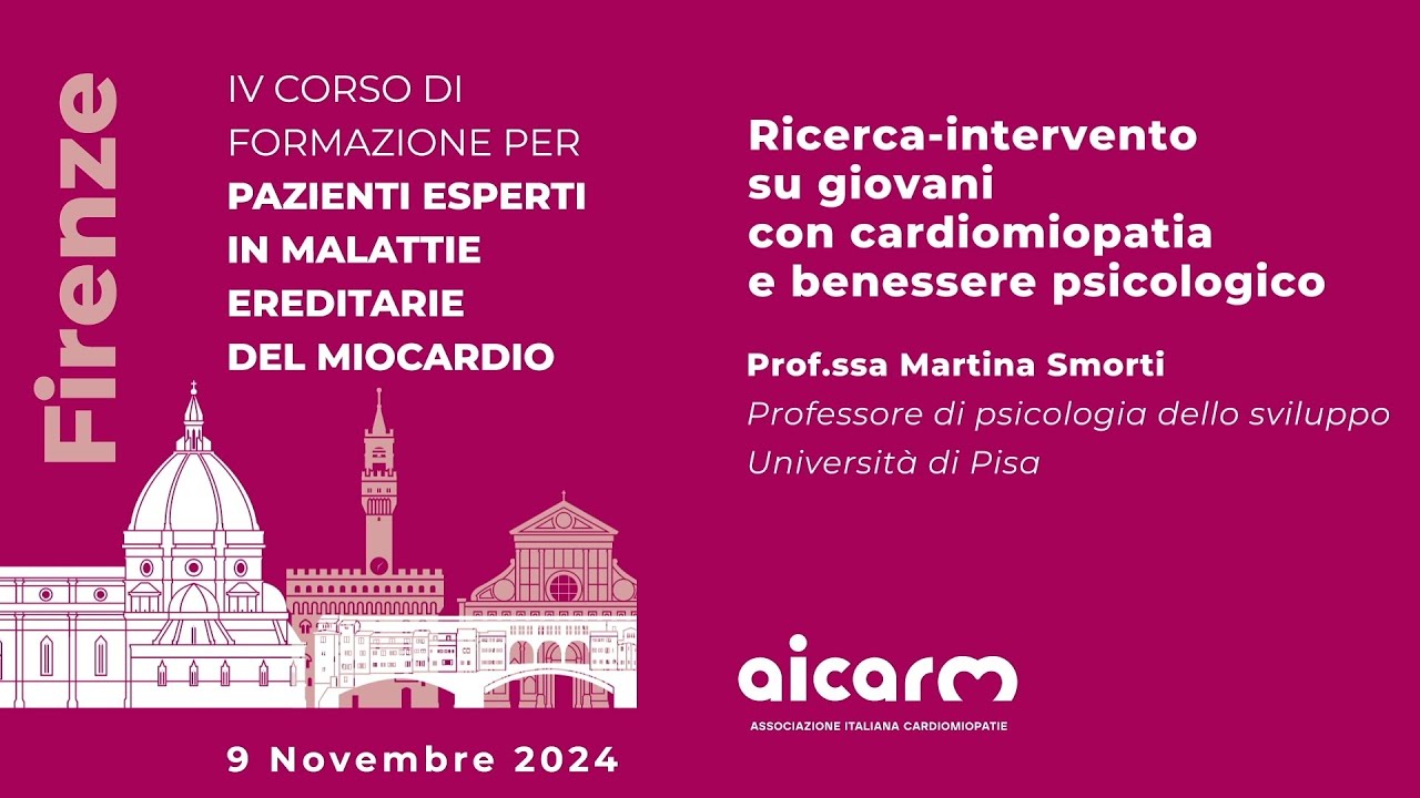 Ricerca-intervento su giovani con cardiomiopatia e benessere psicologico - Martina Smorti
