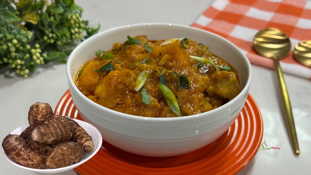 My Grandmother Taught Me How To Make Her Favorite Cocoyam Porridge, I’ll Teach You #sweetadjeley