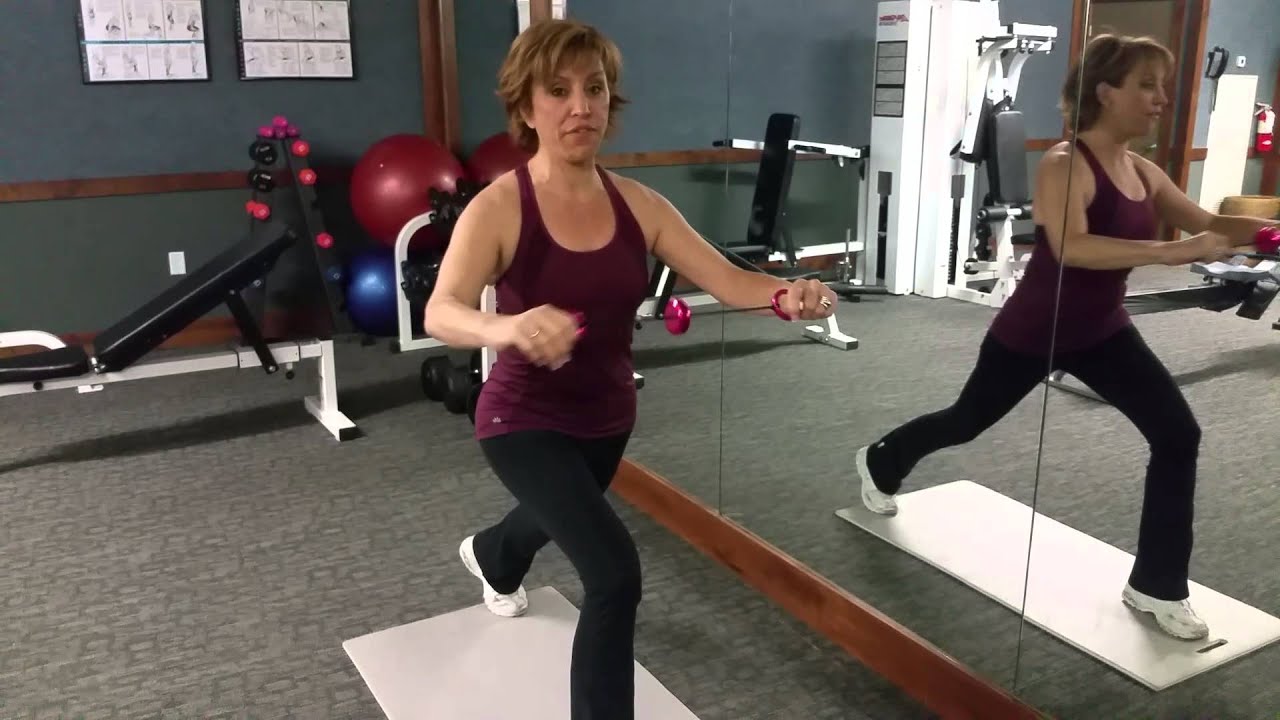 Forbes Riley Lower Body SpinGym Ski Workout