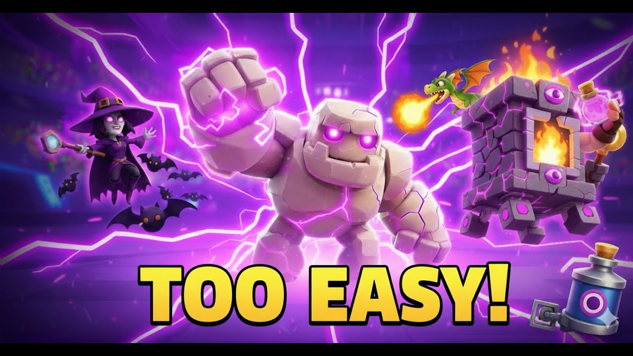 EASY WINS with the BEST GOLEM ELIXIR PUMP DECK 💀🔥