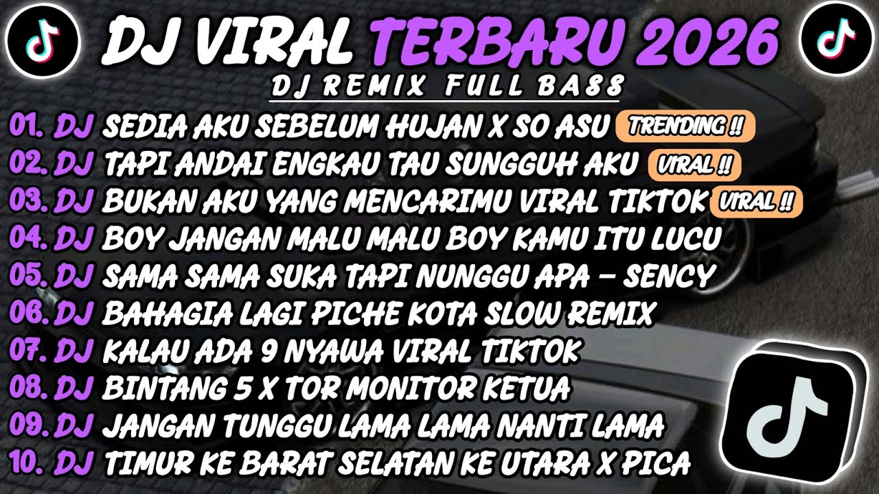 DJ TIKTOK TERBARU 2025🎵DJ SEDIA AKU SEBELUM HUJAN🎵DJ TAPI ANDAI ENGKAU TAU SUNGGUH AKU 