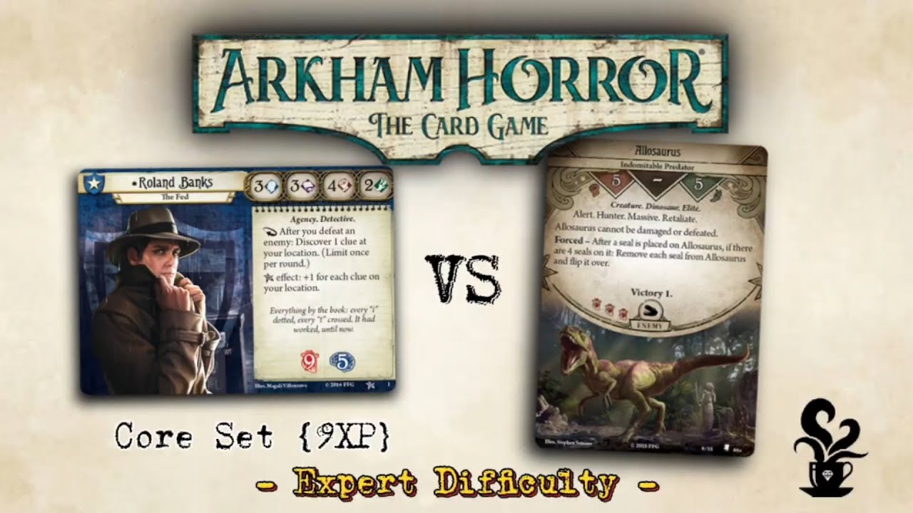 Arkham Horror Das Kartenspiel - Roland Banks VS Film Fatale (Die Vergessene Insel)