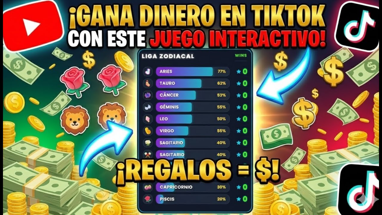 GANA DINERO en TikTok Live con este Juego Interactivo!(Actualización del juego)