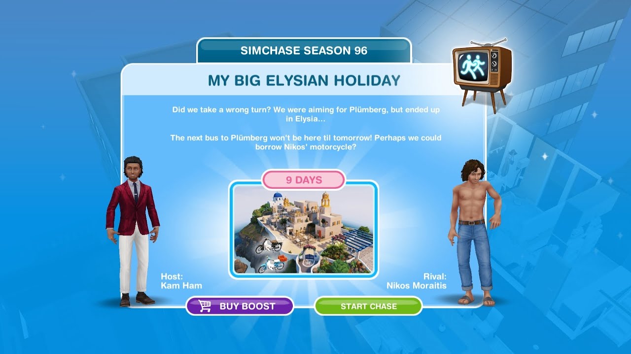 SIMCHASE SEASON 96 : MY BIG ELYSIAN HOLIDAY | THE SIMS FREEPLAY INDONESIA