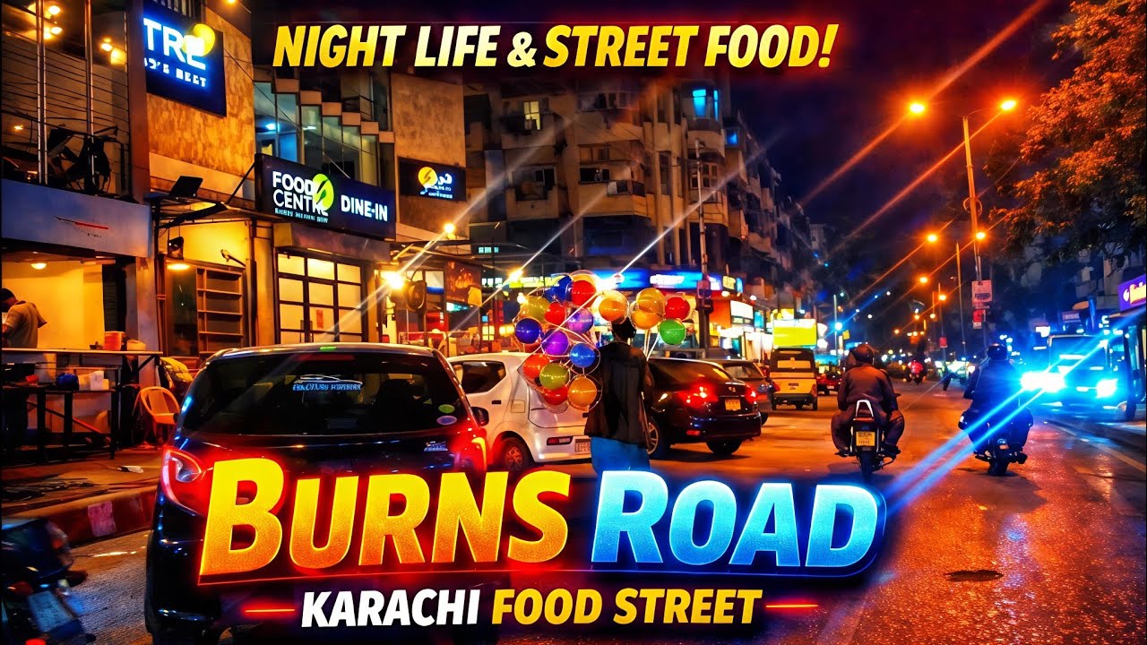 Driving Tour of the Burns Road Karachi Pakistan 🇵🇰 at Night | FPV Bike Ride in 4K 60 FPS 2026