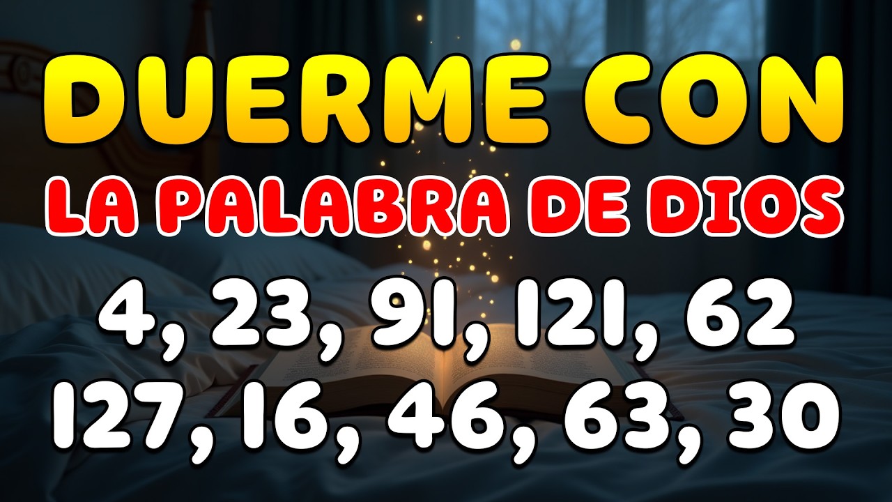 Duerme Profundo toda la Noche | Salmos y Versiculos Biblicos | Bible in Spanish