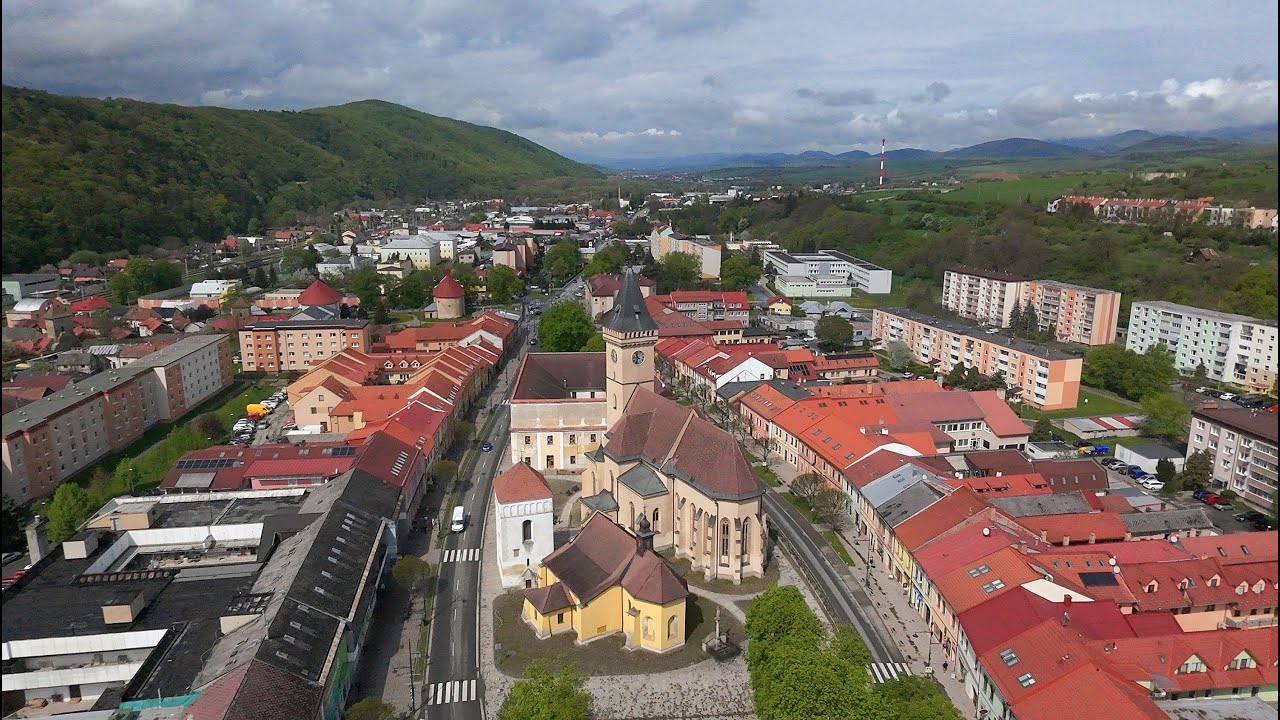 Sabinov z vtacej perspektivy.