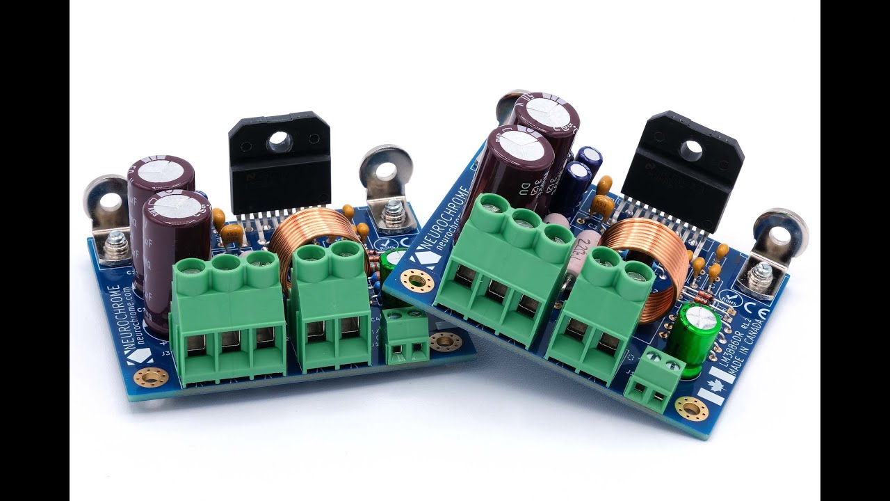 Neurochrome LM3886 Done Right Stereo DIY Build