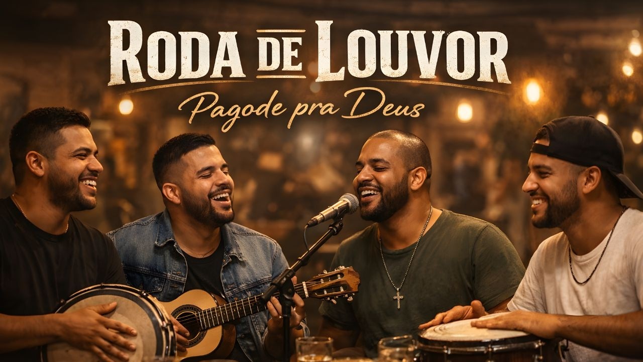 RODA DE LOUVOR 🙌 Pagode Gospel de Mesa | 30 Min de Adora&ccedil;&atilde;o | Pagode Pra Deus 2026