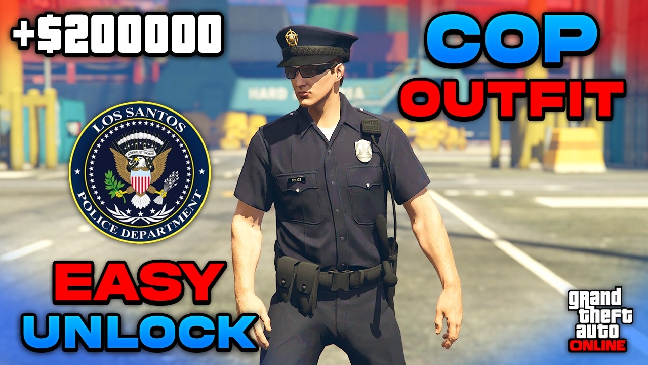 New Way To Unlock The Cop Outfit PERMANENTLY in GTA Online!