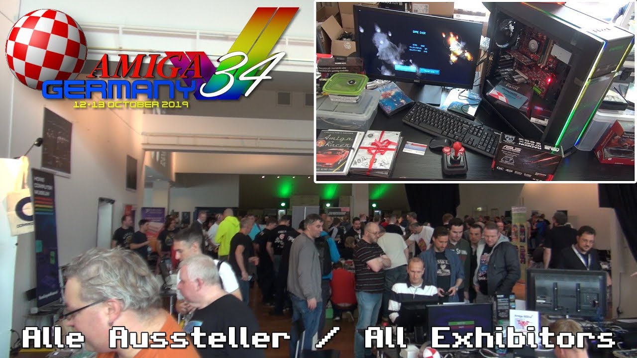 Amiga 34 Germany in Neuss - Alle Aussteller / All Exhibitors - 12.10.2019 💾