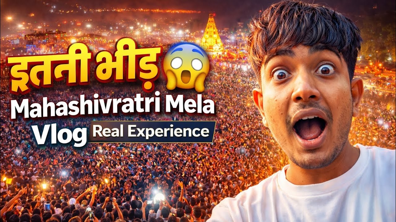 Mahashivratri Melee Etani sari bhid 😱 l VLOG ll NAITIKVLOG 
