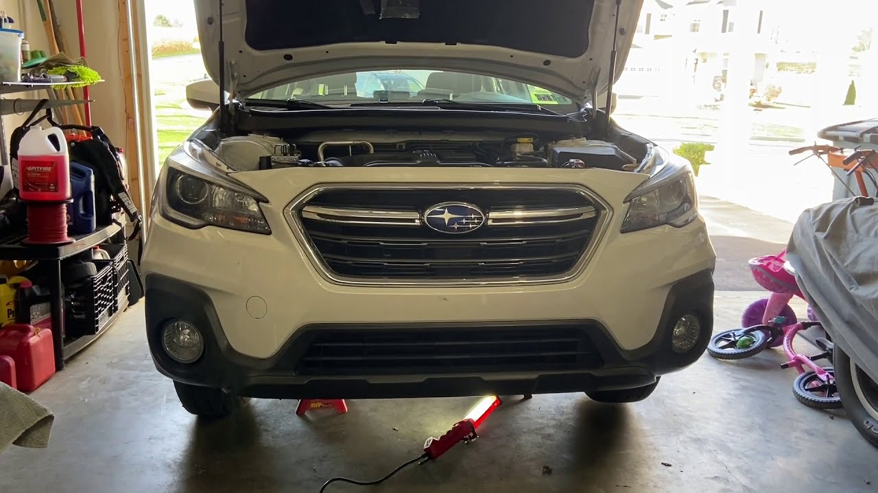 2018 Subaru Outback 2.5 Synthetic Oil Change with Fumoto valve.