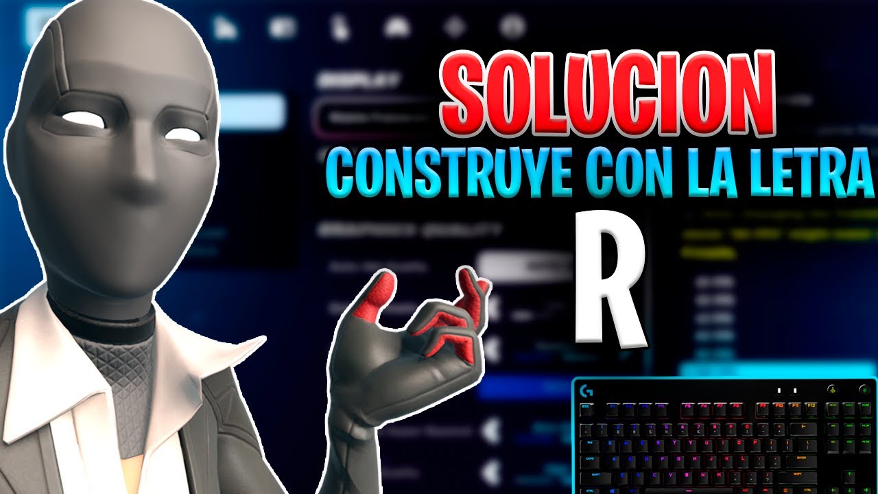 PROBLEMAS con la LETRA R en FORTNITE  solución (Método para pc) #fortnite #error