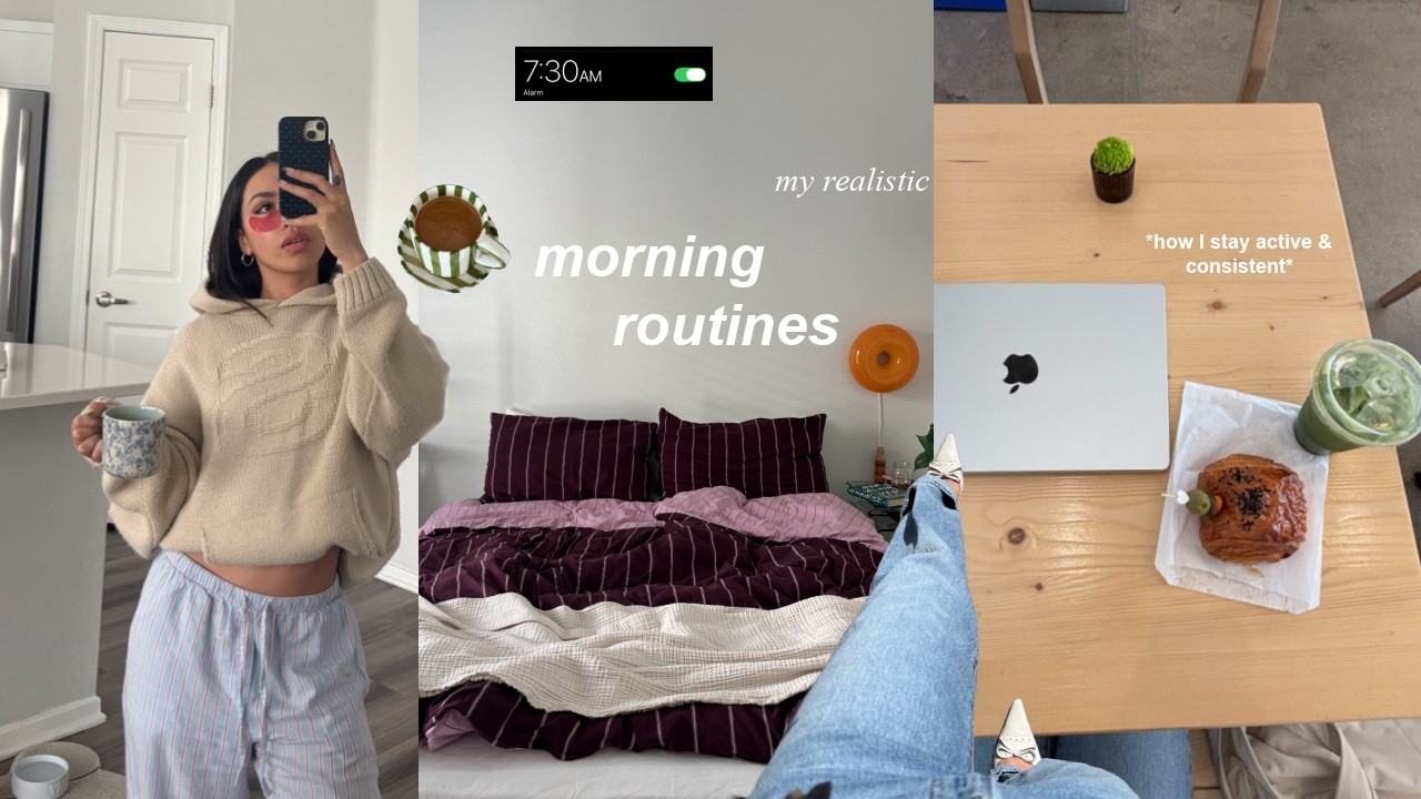 a week of my morning routines | a.m. workouts, soft discipline and realistic consistency