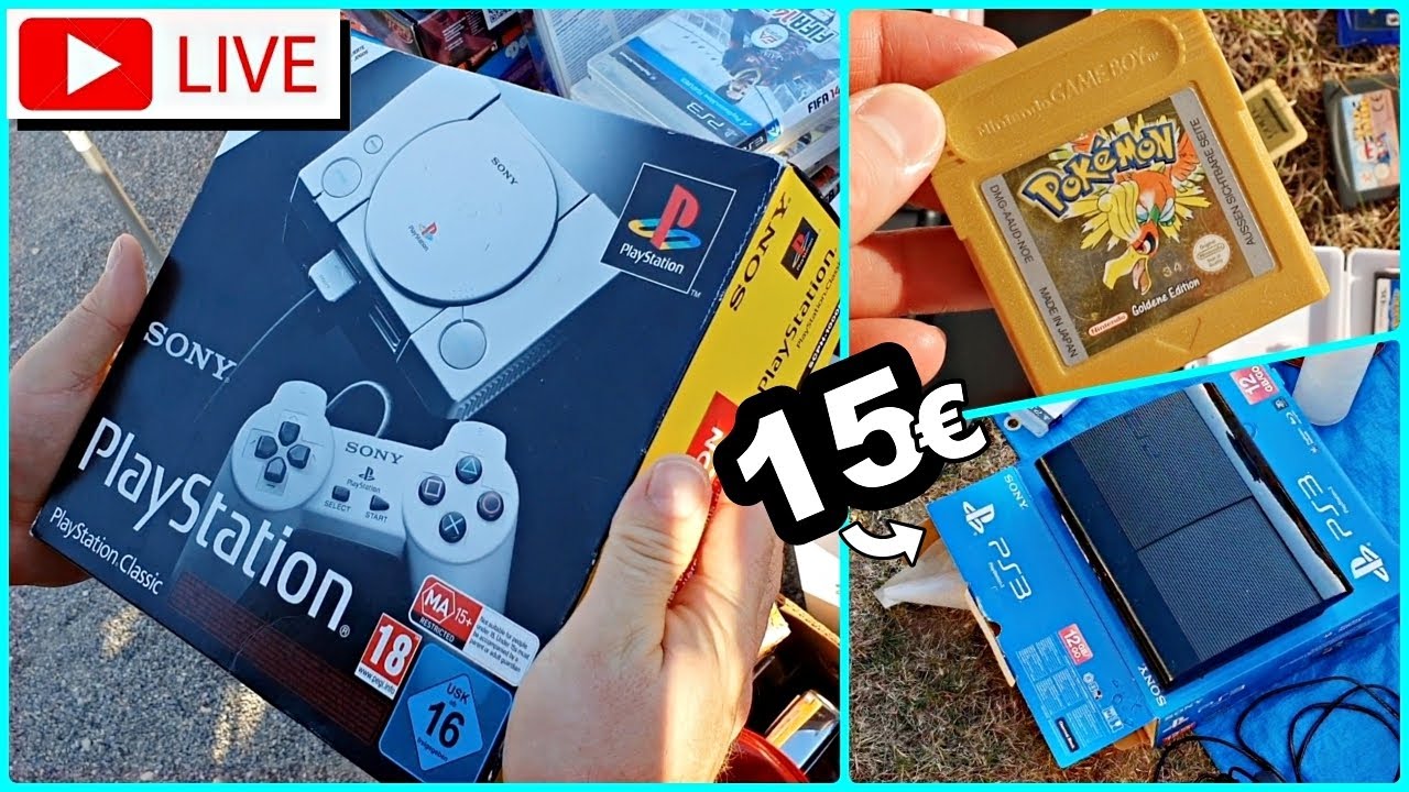 PS3 in Ovp für 15€ auf dem LIVE Flohmarkt / Extrem viele Retro Games / Preiseinblendung für Resell