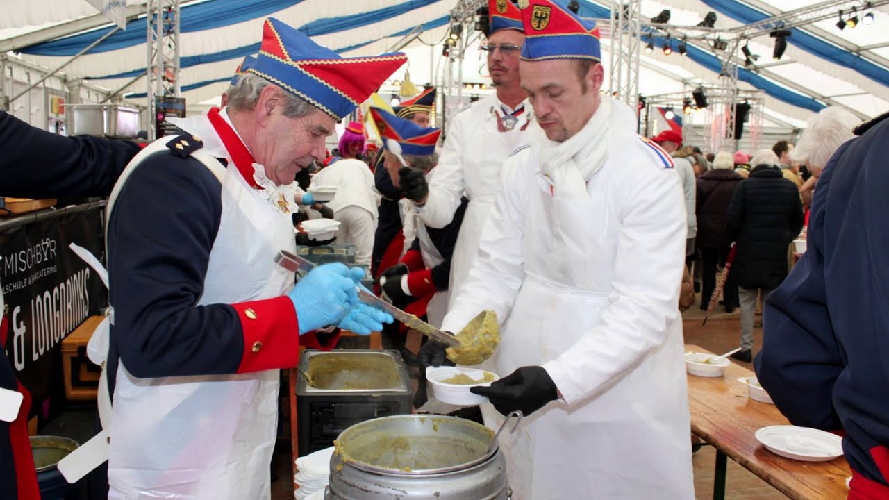 Erbsensuppenessen 2020 im Penn-Zelt Aachen