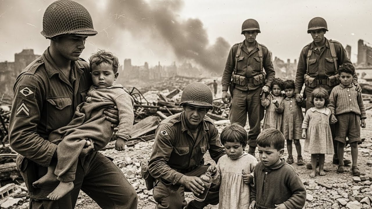 Por desobedecer uma ordem, Soldados Brasileiros SALVAM várias CRIÂNÇAS italianas na Segunda Guerra