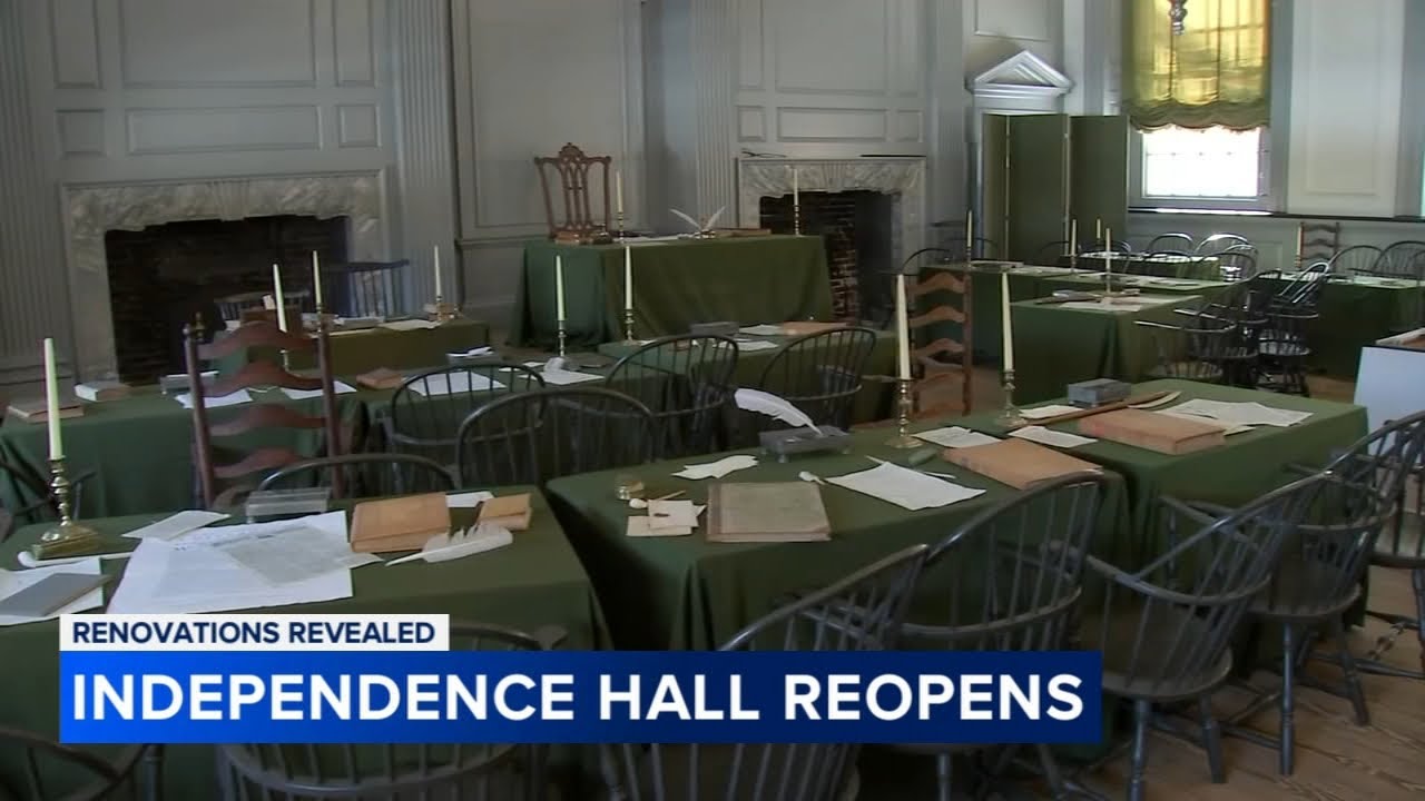 Independence Hall reopens following renovations for America's 250th
