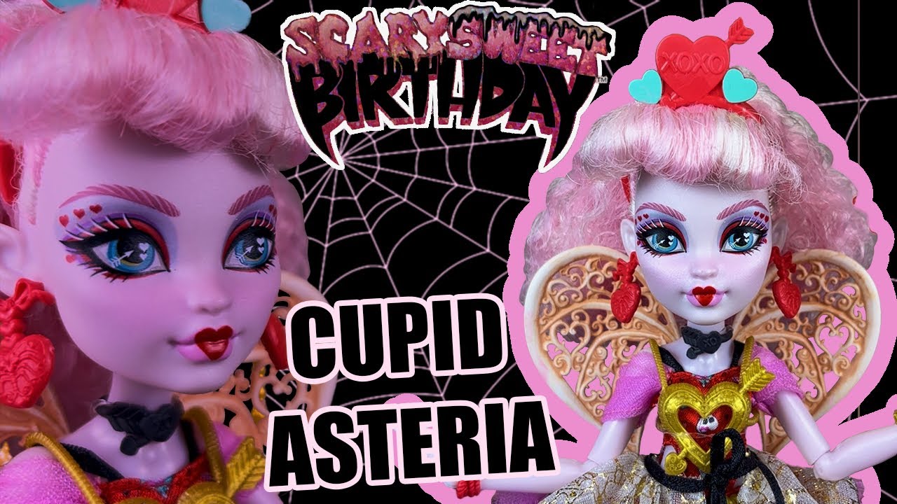 ¡ENAMORADO! 😍 | Muñeca Cupid Asteria  Scary Sweet Birthday de Monster High G3 ¡Unboxing y revisión!💘