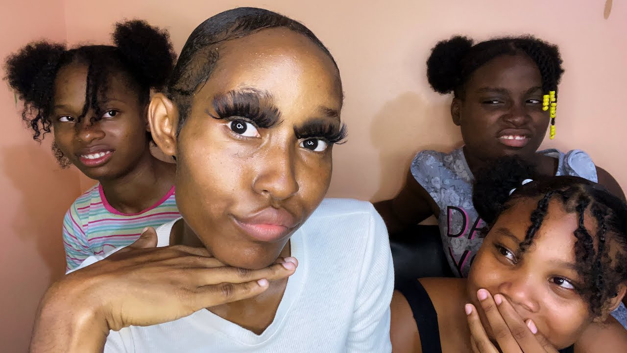 Wearing extremely long lashes to get my teenager nieces reaction (Must watch )‼️