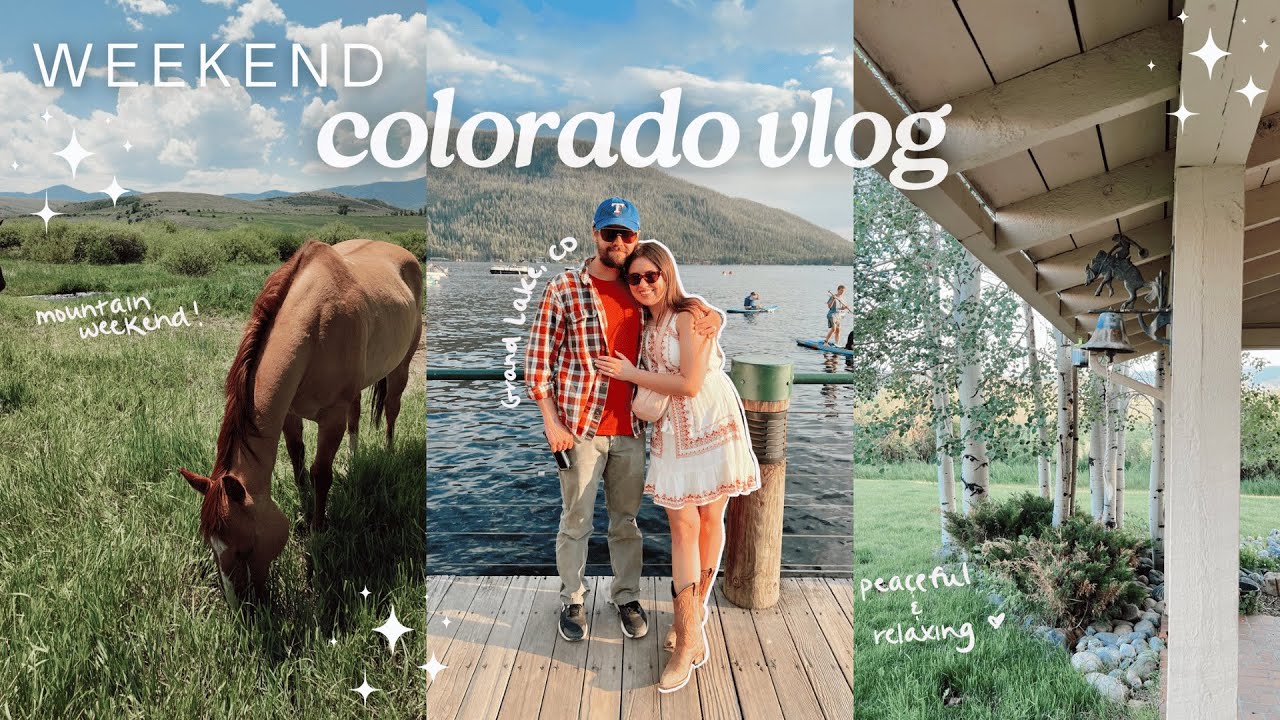 COLORADO VLOG 🏔️ weekend in my life, living in Colorado, cozy mountain cabin vibes, Grand Lake!