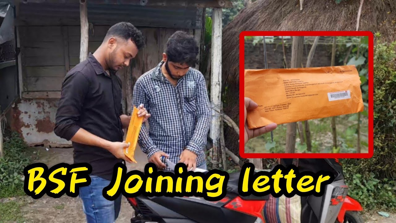 BSF Appointment letter 2023|BSF Joining letter| SSC GD joining letter | Santanu Sanfui