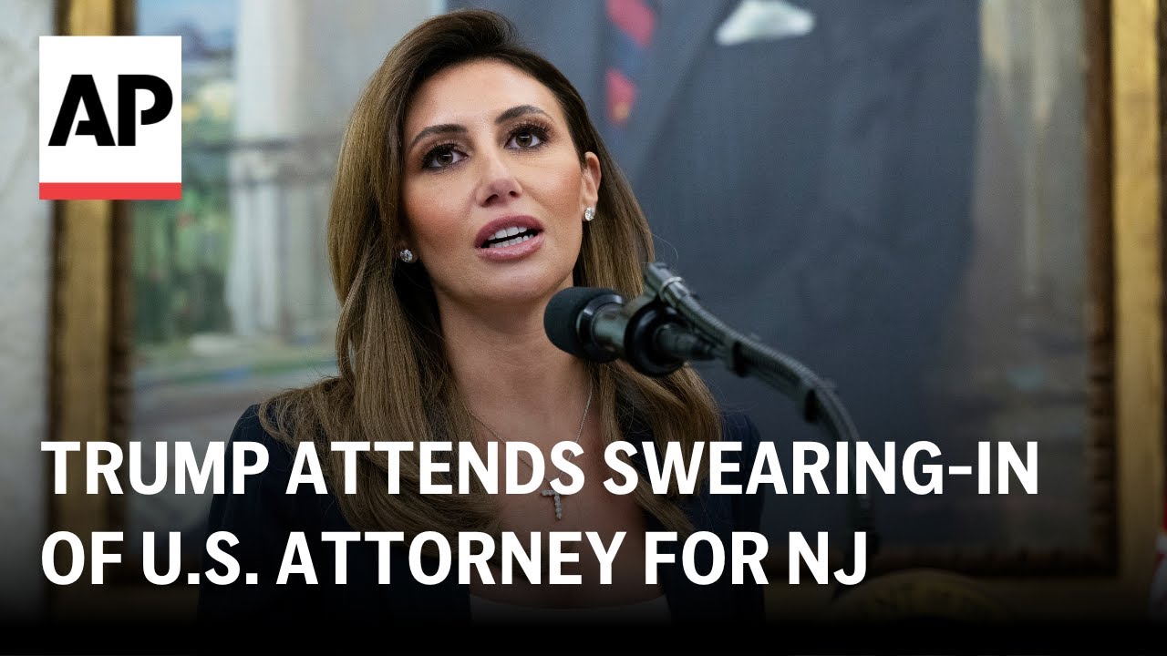 Trump attends Alina Habba's swearing-in as U.S. Attorney for New Jersey
