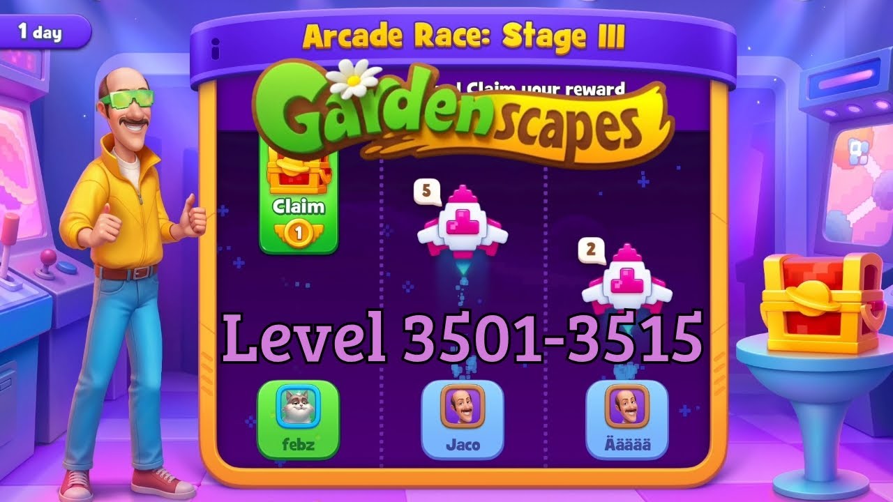Gameplay Gardenscapes Level 3501-3515