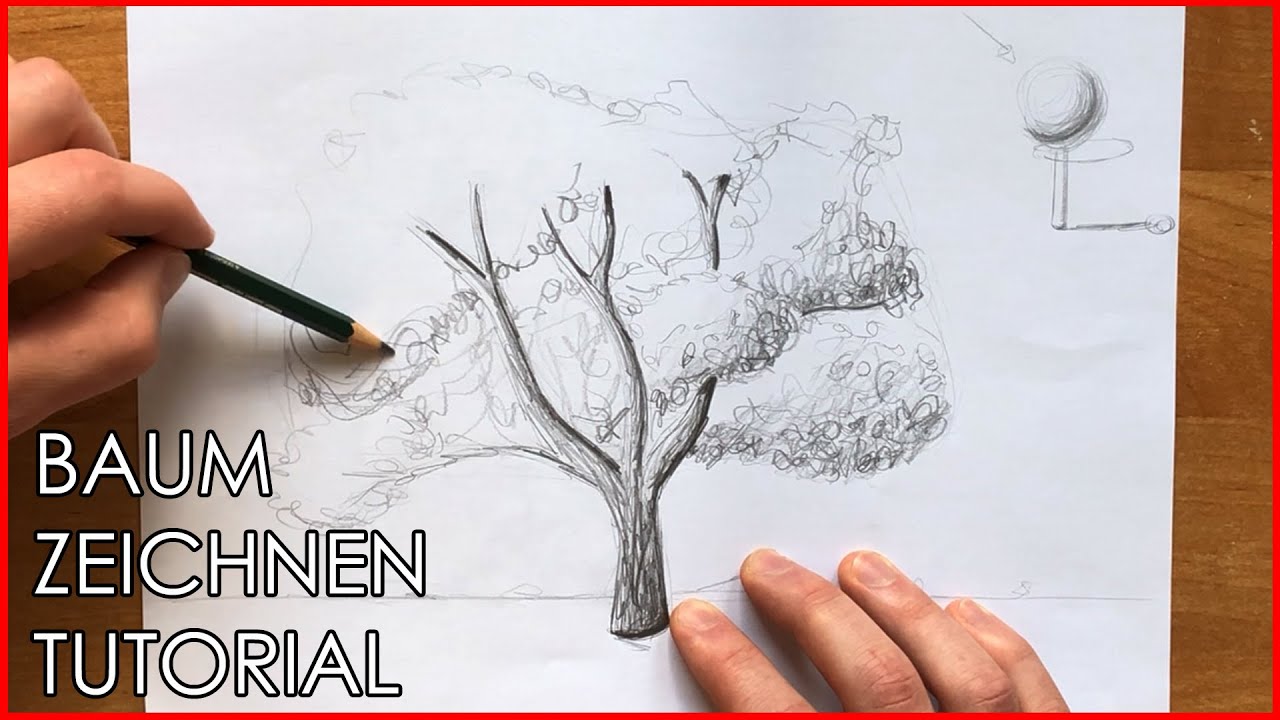 Baum zeichnen - Schritt für Schritt erklärt