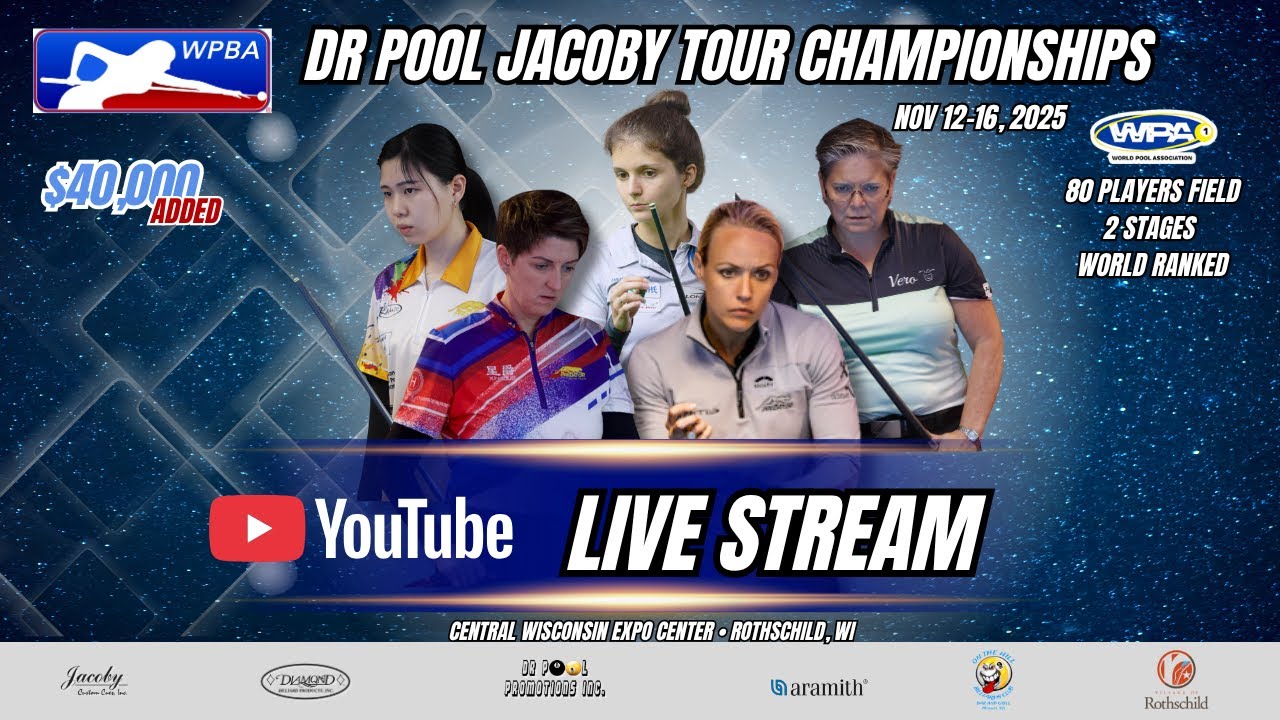 2025 Dr Pool Jacoby Tour Championships FINALS Pia Filler vs. Kelly Fisher
