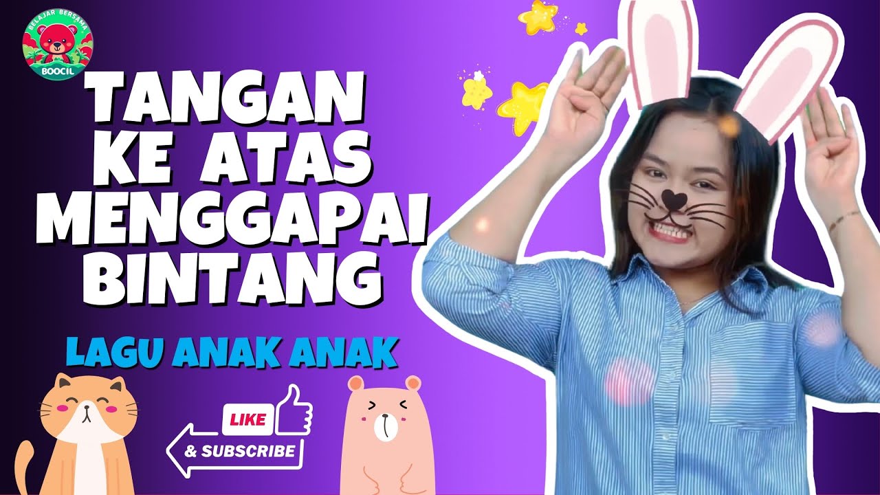 Tangan Ke Atas Menggapai Bintang | Ice Breaking Pembuka Kelas PAUD & Anak TK Indonesia
