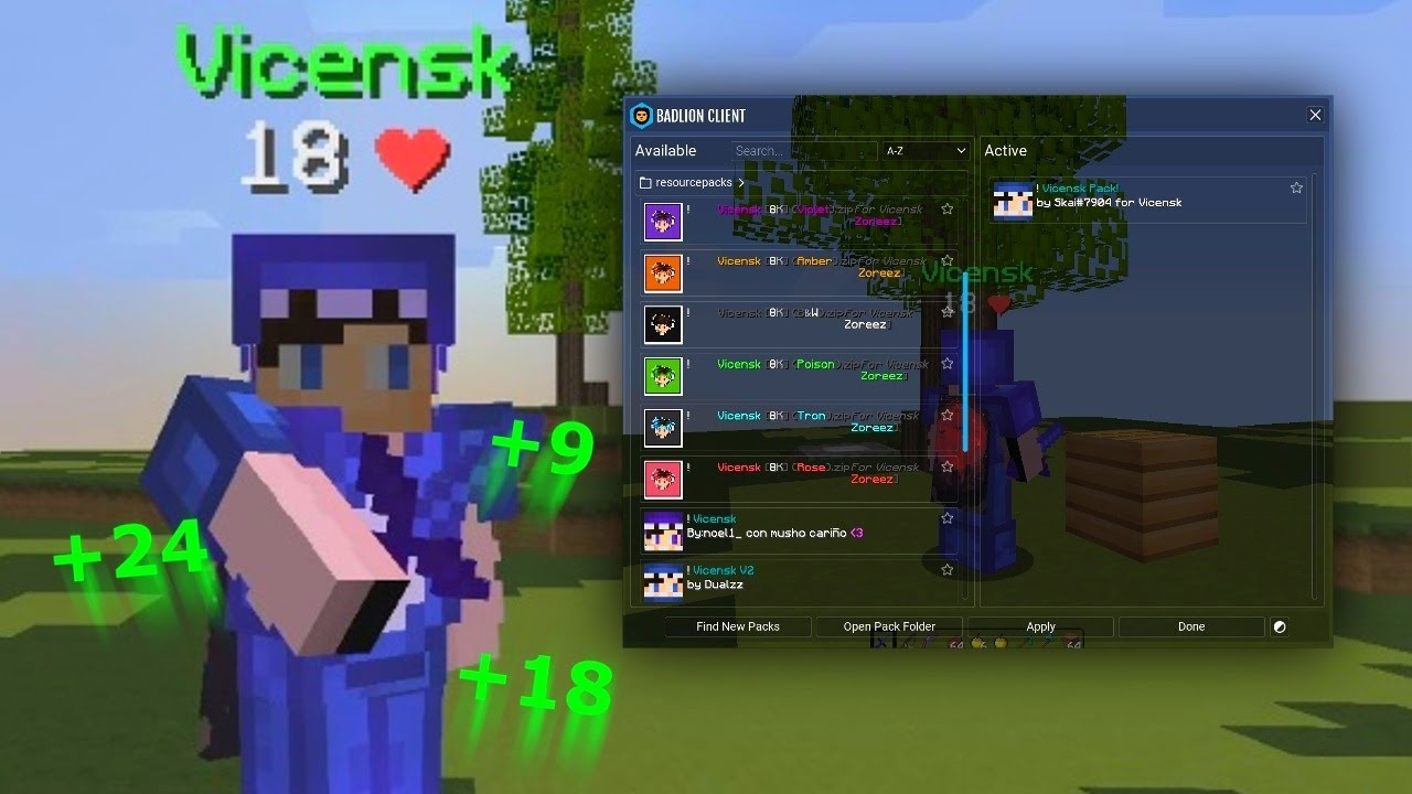 TODOS LOS VICENSK PACKS 💙 ELO SERIES #4  | PACK FOLDER FPS PARA PVP
