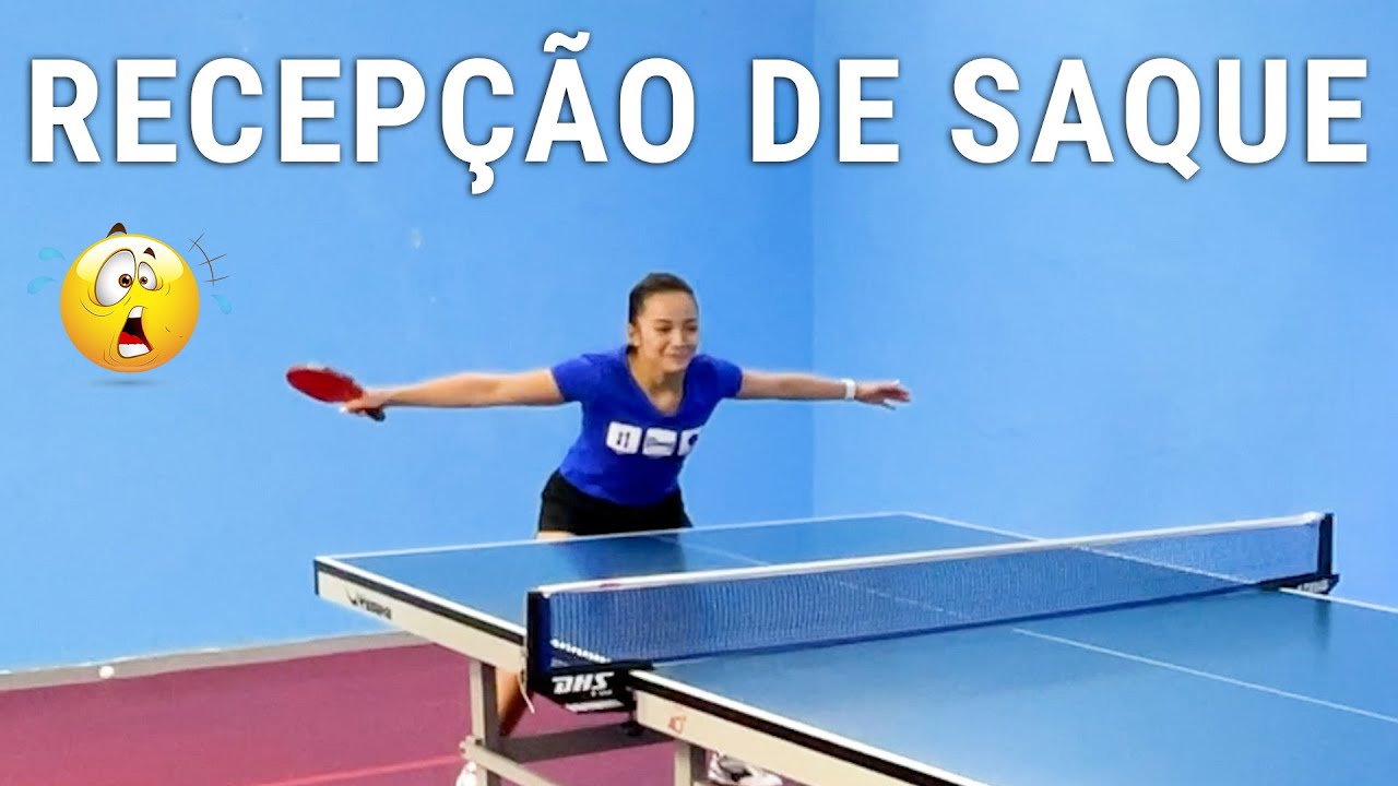 ALTURA IDEAL DA RAQUETE NA RECEPÇÃO DE SAQUE NO TÊNIS DE MESA