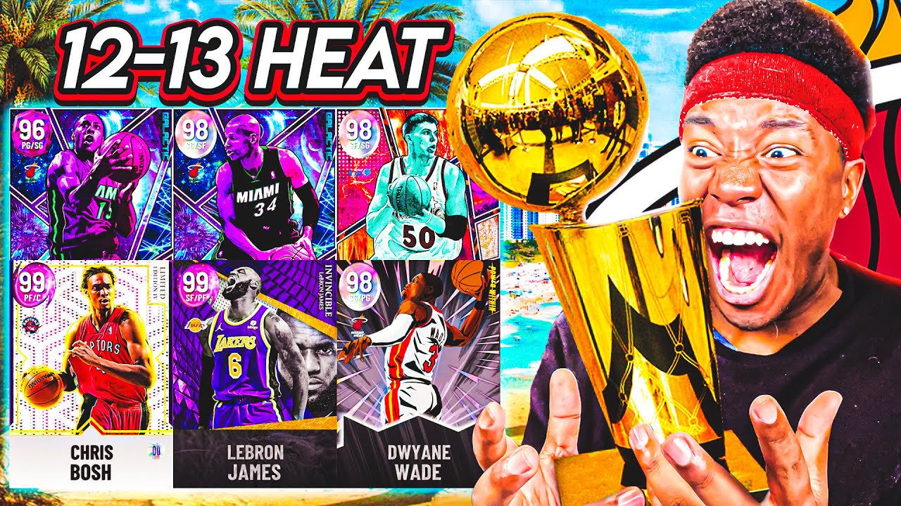 USING THE 2012-13 MIAMI HEAT IN NBA 2K22 MyTEAM! (SQUAD BUILDER)