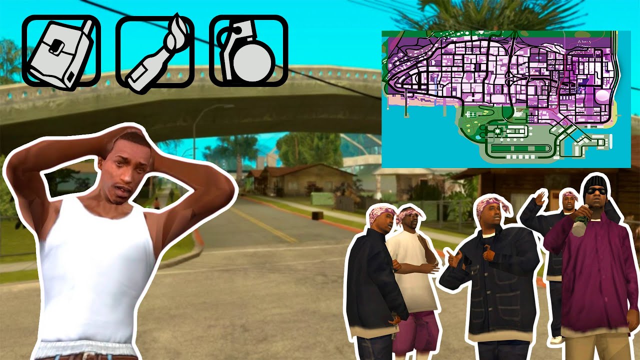 DOMINANDO TERRITÓRIOS USANDO SÓ GRANADAS - GTA SAN ANDREAS | EXPERIÊNCIA #20