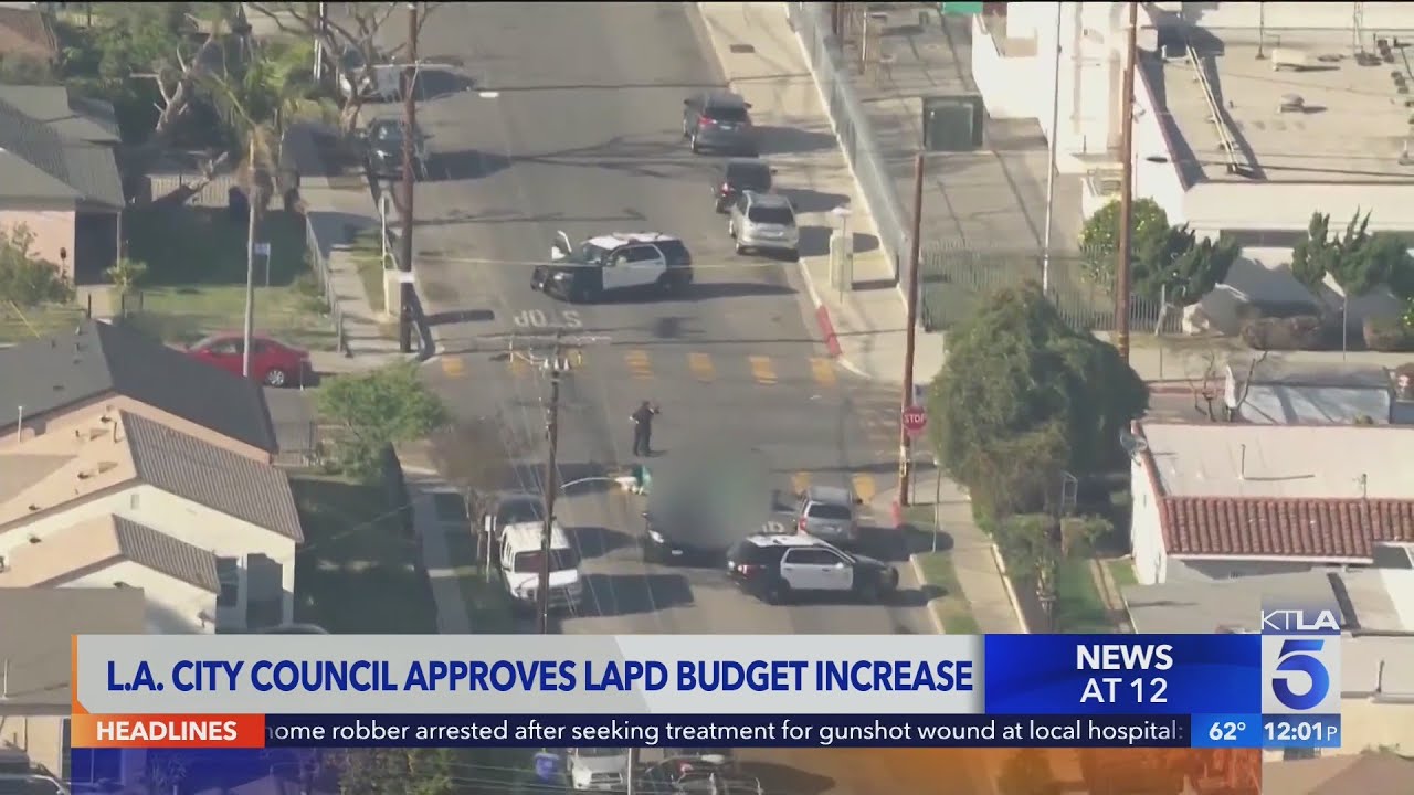 L.A. City Council approves LAPD budget increase