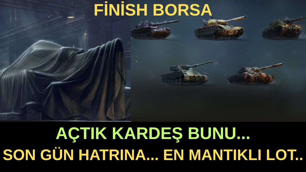 WOT // SON LOTU AÇTIK.. KARABORSADA ALTINI YEDİK //WORLD OF TANKS