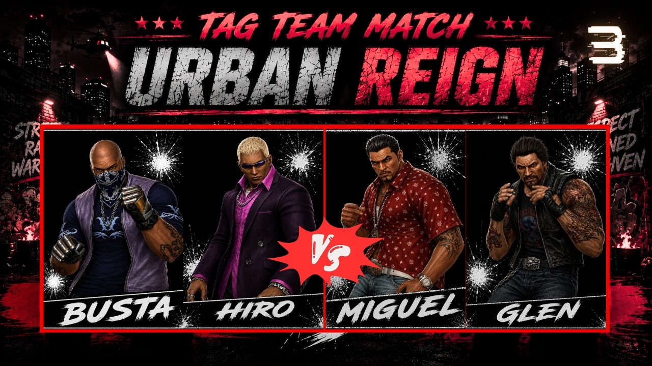 Urban Reign | Tag Team (CPU vs CPU) Vol.03