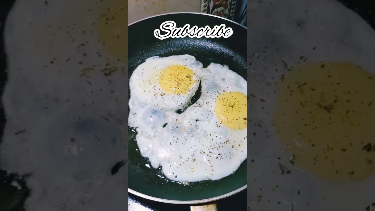 How to make perfect fried poached eggs #egglovers #shorts ##subscribe