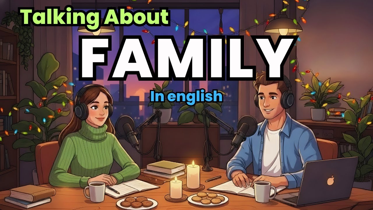 How to Talk About Family and Friends in English | English Podcast for Speaking Fluency