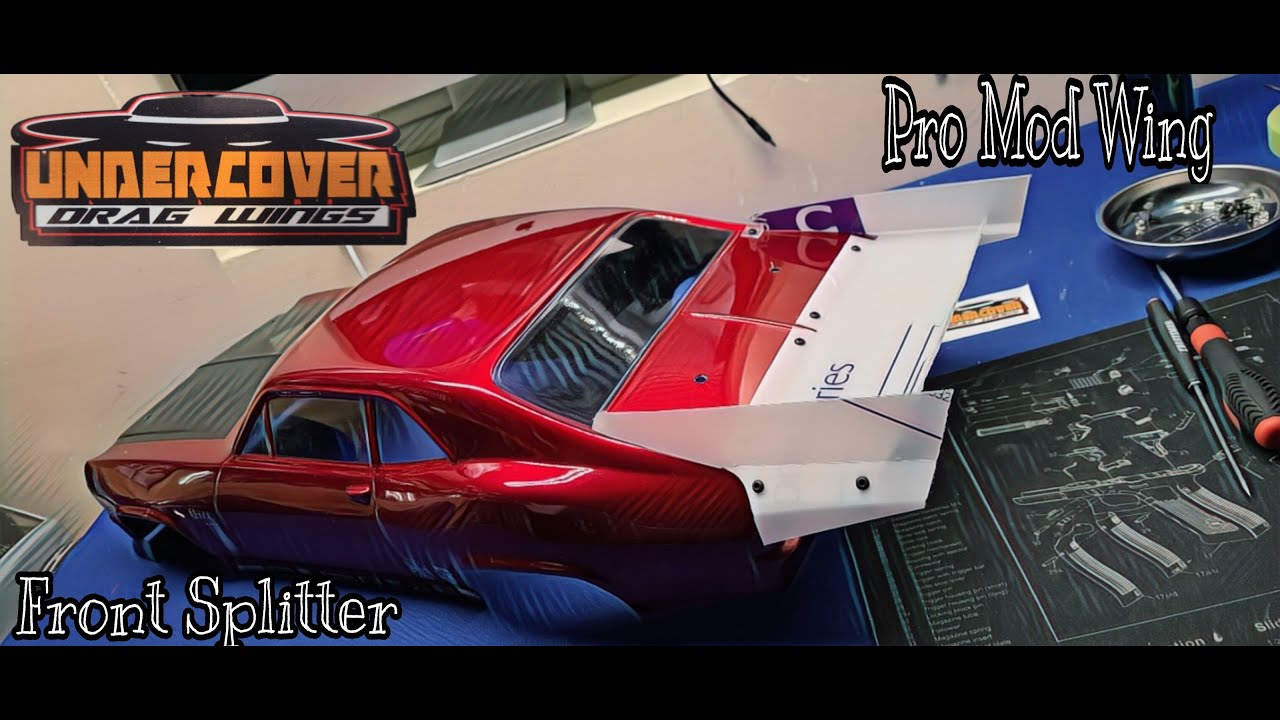 Team Associated DR10 Proline 69 Nova Gets An Undercover RC Pro Mod Wing & Front Splitter Inatalled