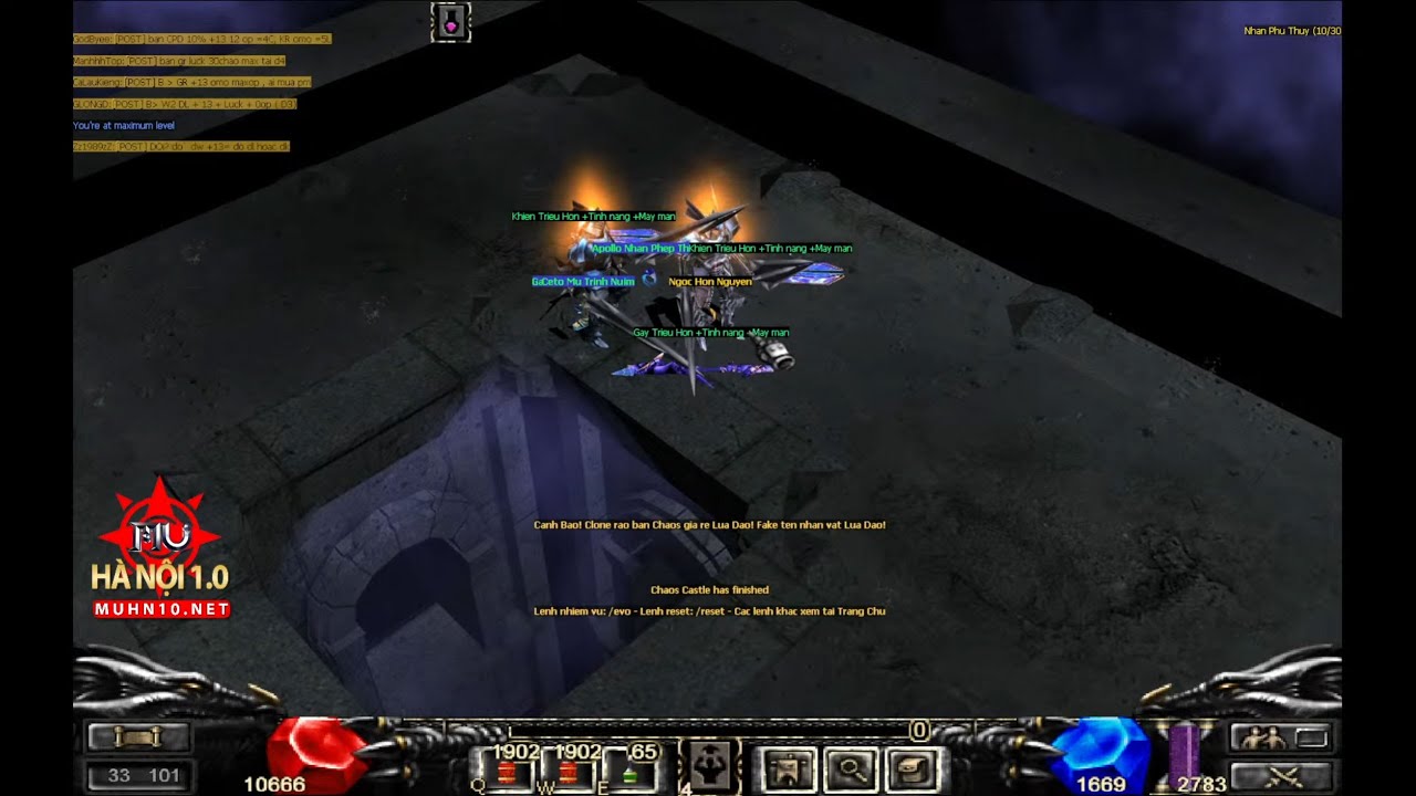 ⚔️ MU HÀ NỘI 1.0 - Tiếp tục Win Chaos Castle 6, Bắt DW tele cực khét, DW máu cũng không thoát ⚔