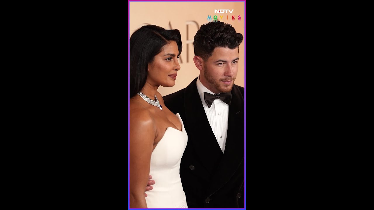 Priyanka Chopra Goes Custom Dior In A Thigh-Slit Gown For Oscars 2026 With Nick Jonas