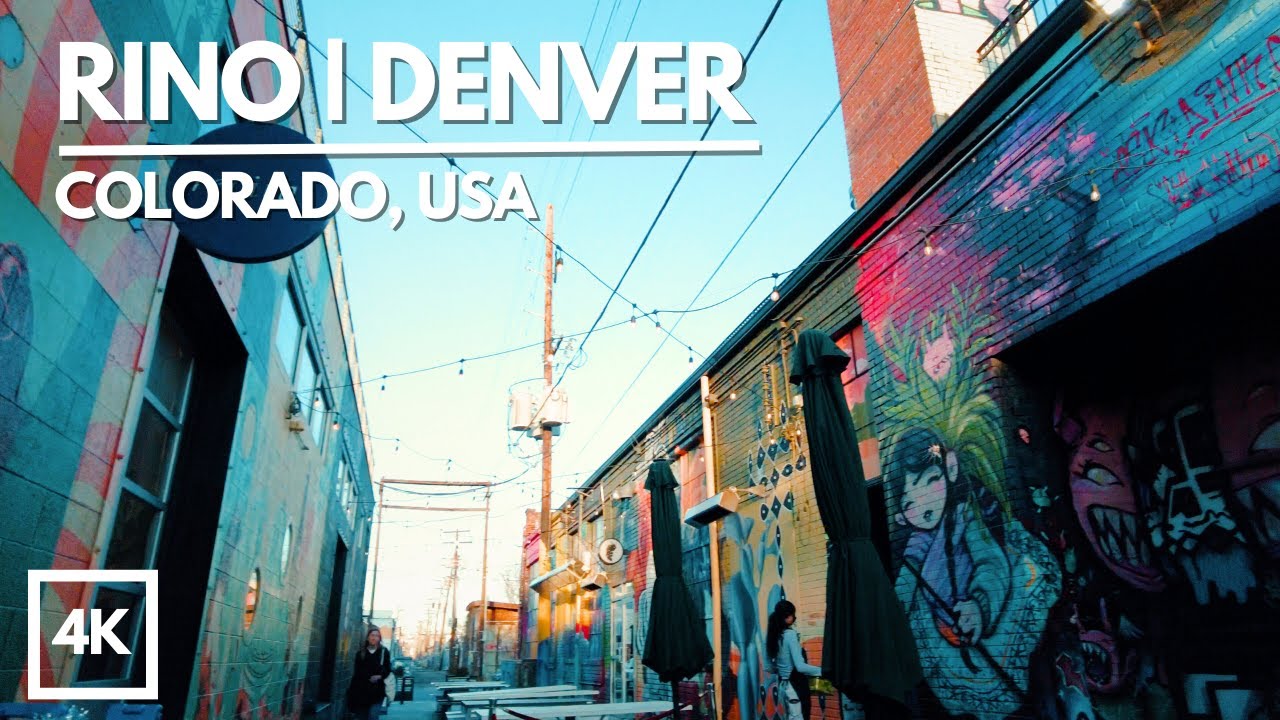 RiNo Arts District in Denver Walking Tour | 4K