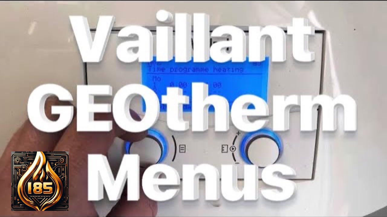 Vaillant GEOtherm - Menu overview #vaillant #heatpump